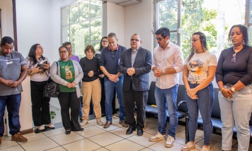 Imagem de Sant’Ana visita a Prefeitura de Barra do Piraí e marca início das celebrações da padroeira